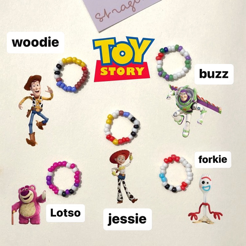 NEW! TOY STORY RING &amp; BRACELETE!