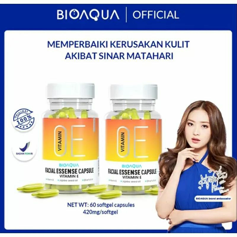 BIOAQUA Vitamin Facial Essense isi 60 kapsul