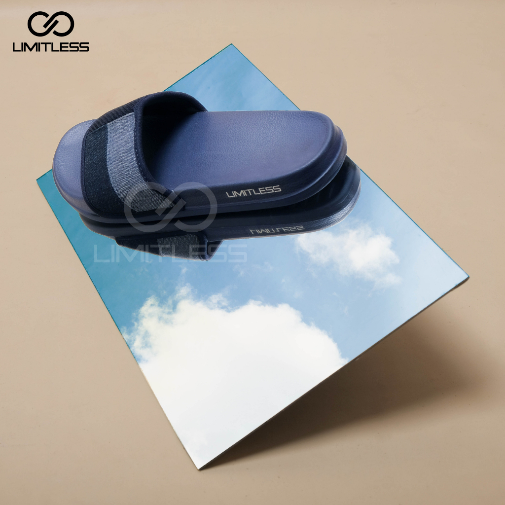 Sandal Pria Slop PEDRO Casual Sendal Slip On Pria Navy Eva Ringan Sandal Cowok Slide Rumah Terbaru 2023