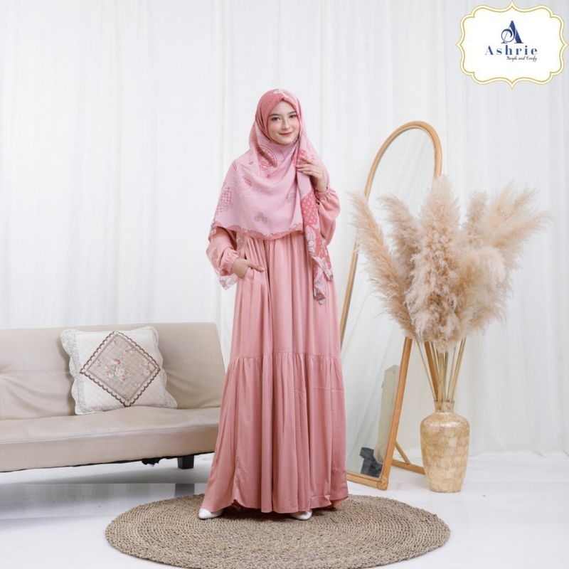 POLOSAN TWILL DUSTY PINK // GAMIS TWILL BY ASHRIE HIJAB