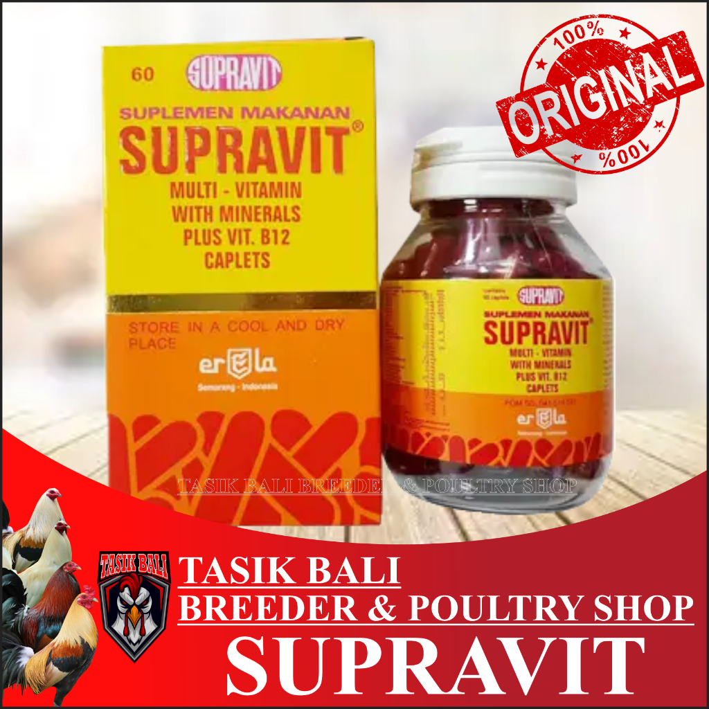 SUPRAVIT | MULTI-VITAMIN DENGAN MINERAL + VITAMIN B12