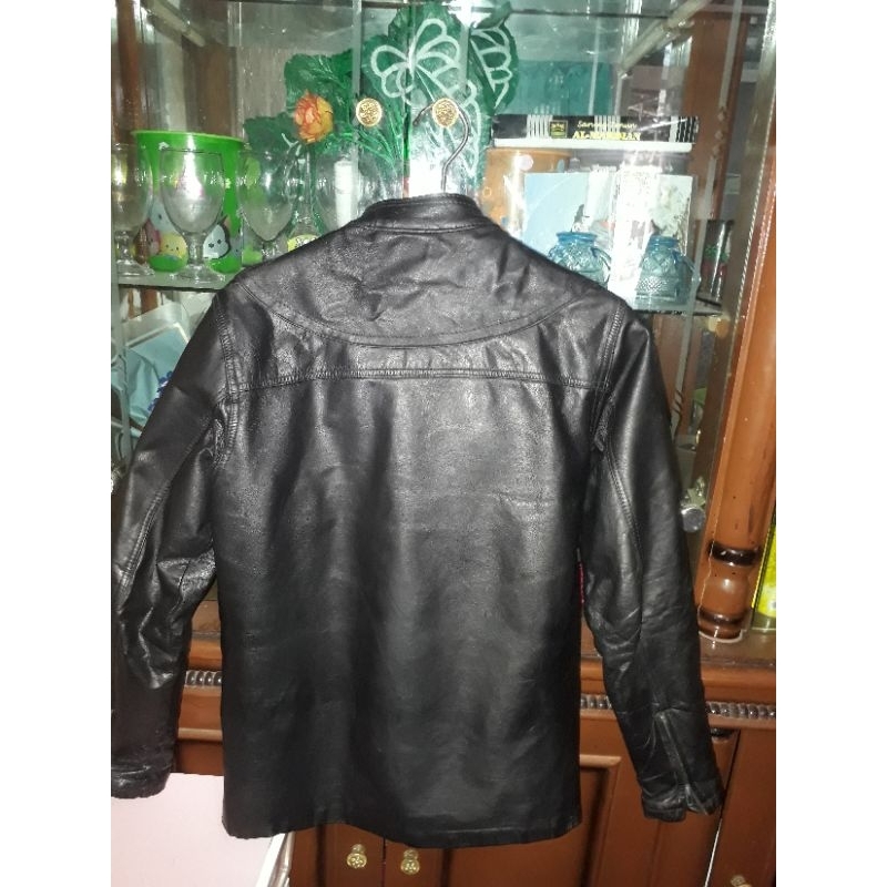 jaket kulit bekas asli