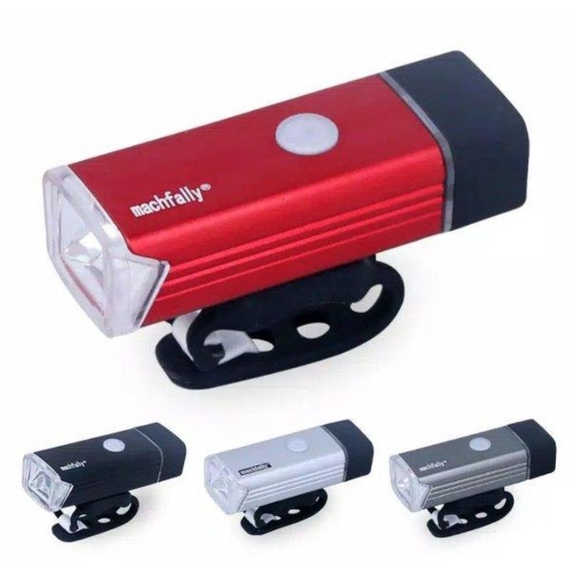 LAMPU DEPAN SEPEDA USB MACHFALLY SUPER TERANG LAMPU SEPEDA CASS