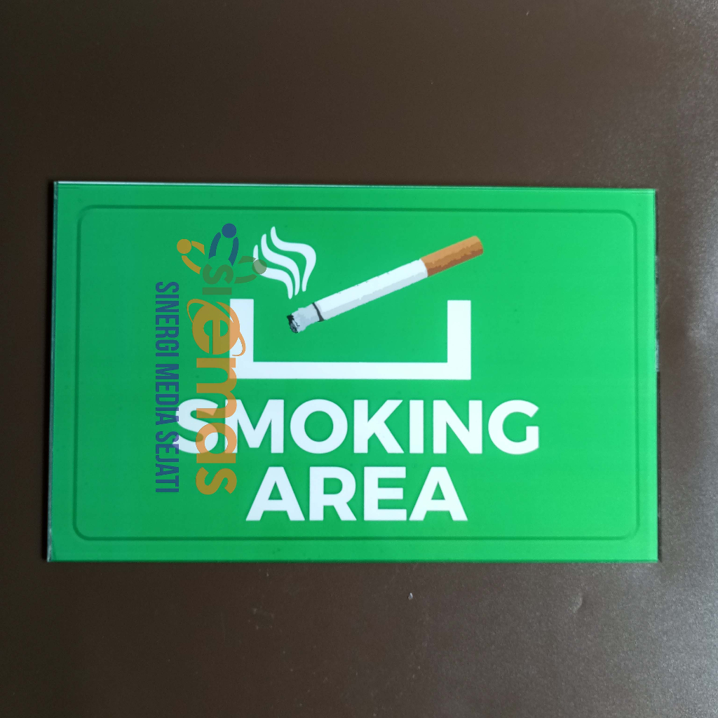 

Akrilik Smoking Area | Papan Akrilik Tanda Area Merokok