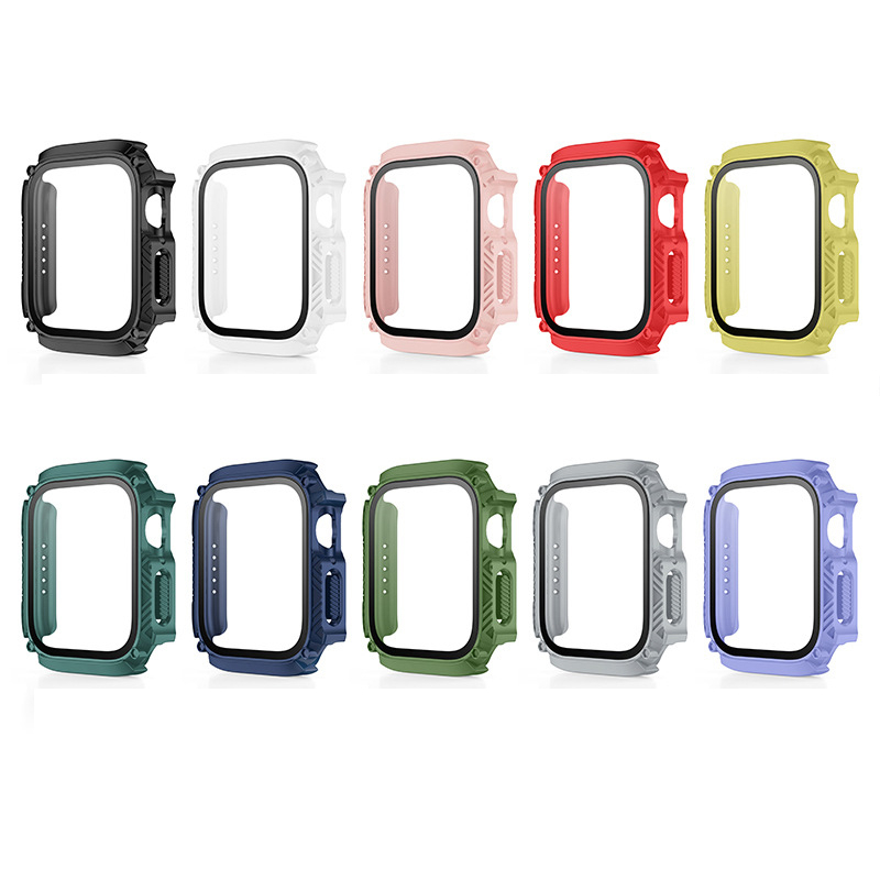 Smart Watch 2 in 1 Case Screen Protector For iWatch Series 8 7 41mm 45mm