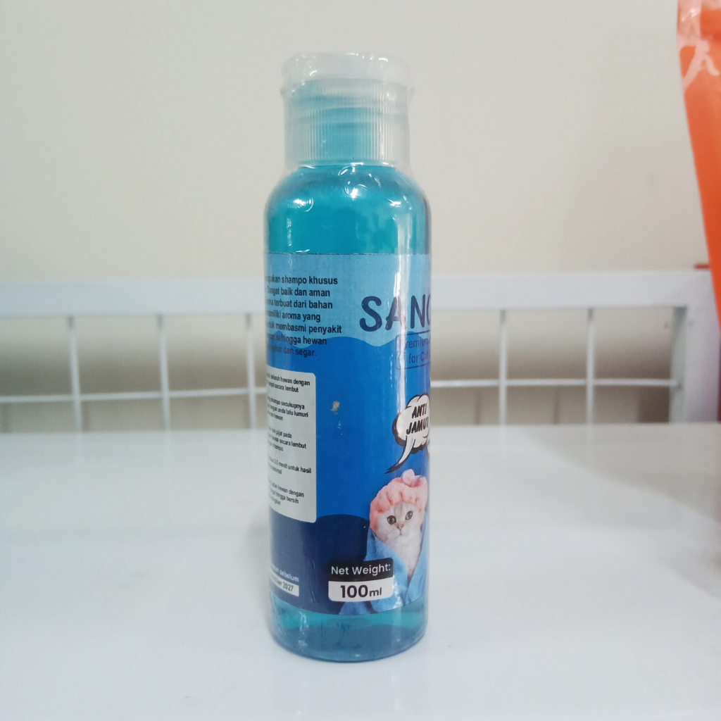 Shampoo Jamur Kucing, Anjing 100 ml SANCHIO Termurah