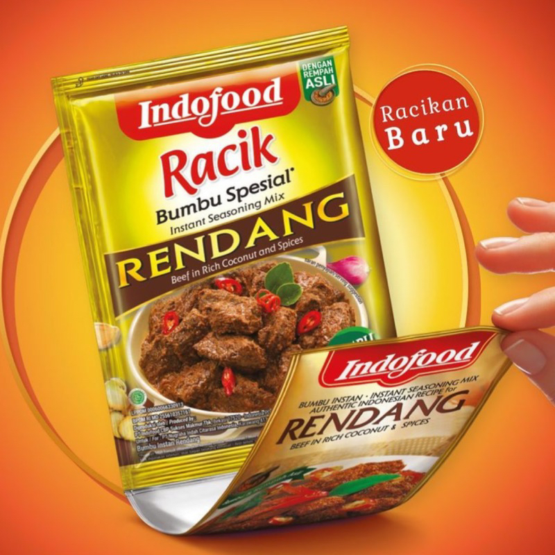 

INDOFOOD RACIK BUMBU SPESIAL RENDANG INSTANT SEASONING MIX