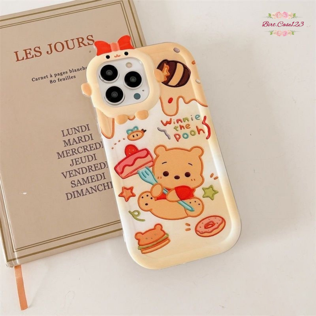 CUSTOM SOFTCASE PITACU FRAME KARAKTER CUSTOM THE POOH FOR VIVO Y12 Y15 Y15 Y16 Y50 Y35 Y75 Y21S Y91 Y95 Y91C S15 V25 V25E S15E T1 PRO BC7588