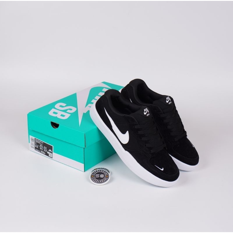 Sepatu Nike SB Force 58 Black White