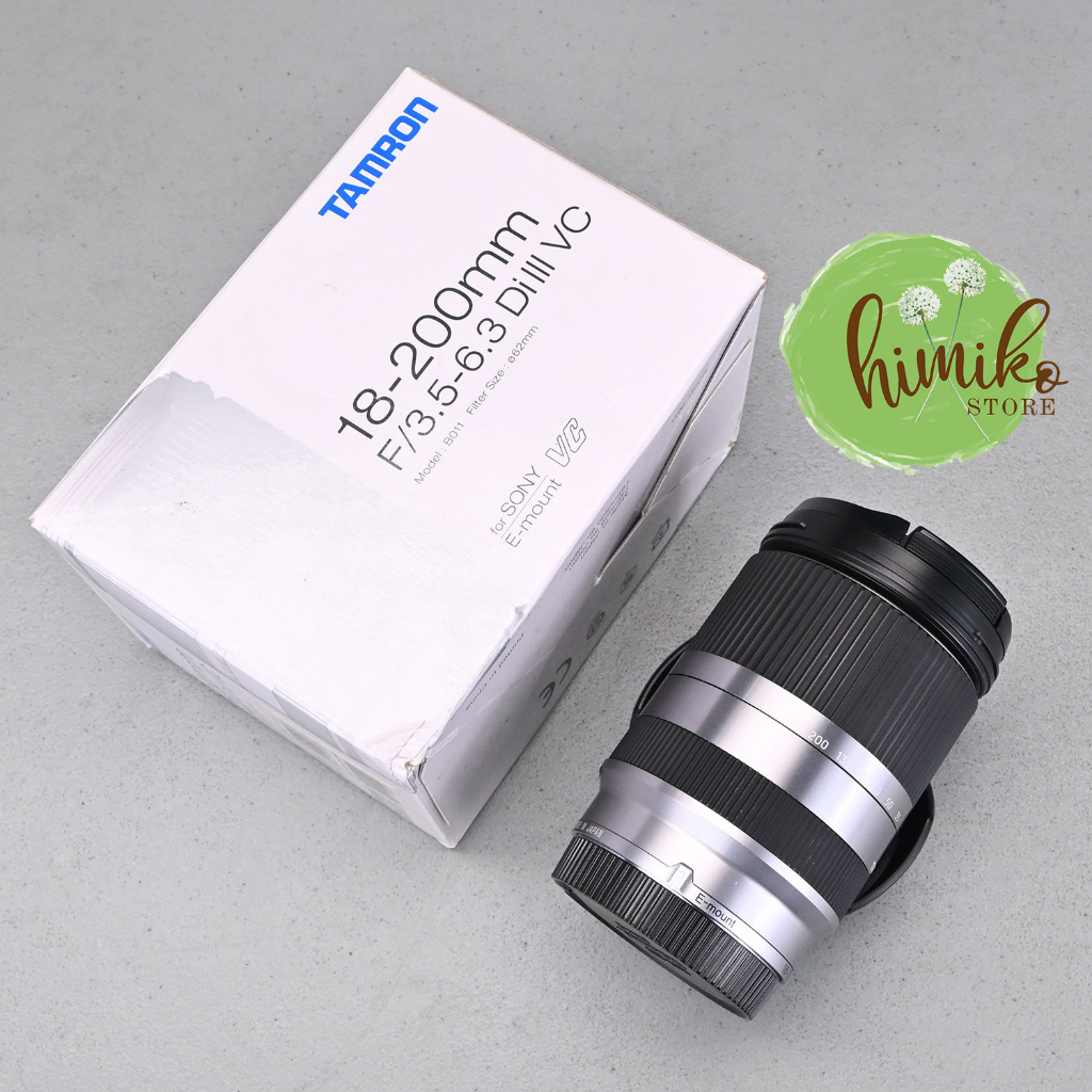 Tamron 18-200mm F 3.5-5.6 DI III VC Bekas Mulus Fullset For Sony