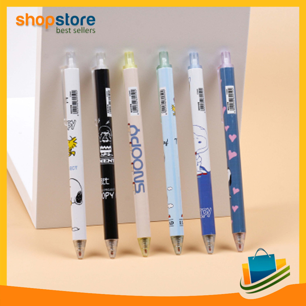 

Pulpen Pelajar Dan Kantor Pena Lucu Puppy Snoopy Press Gel Pen Import COD 595