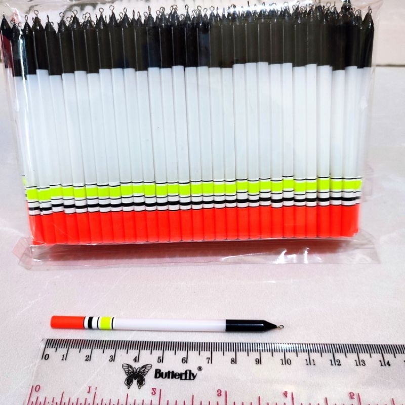 (isi 10pcs) pelampung pipet panjang 10cm