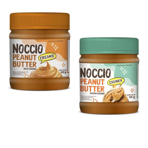 NOCCIO Peanut Butter 340g | Selai Olesan Kacang