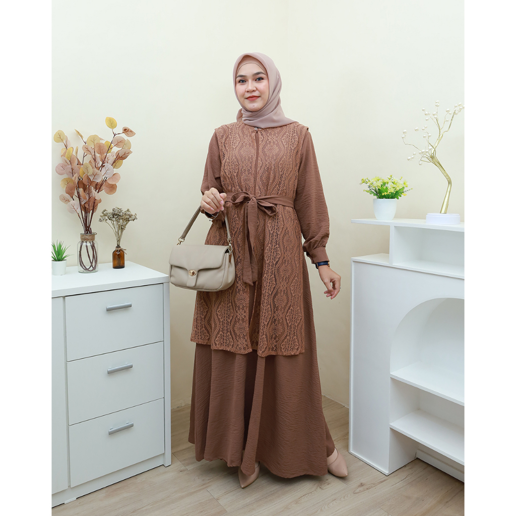 YUANITA Dress   - Pakaian terbaru by hijab mamah icis