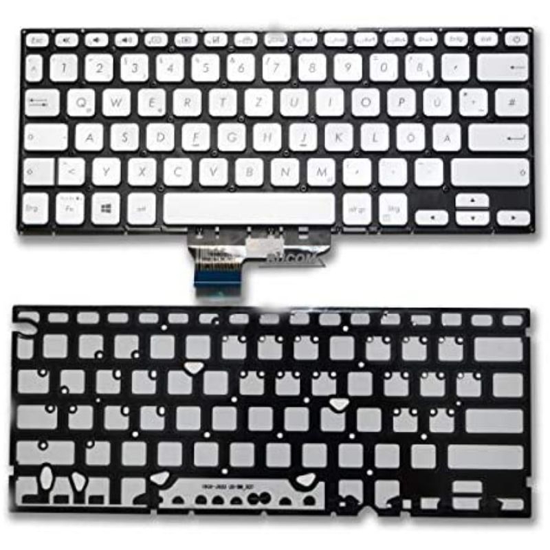 Keyboard Asus S14 X430 X430UA X430UN X430FA Silver backliht