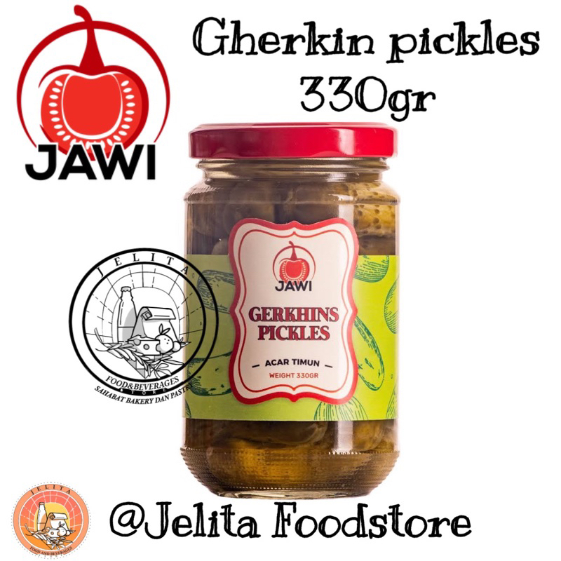 Jawi Gherkin pickles 330gr acar