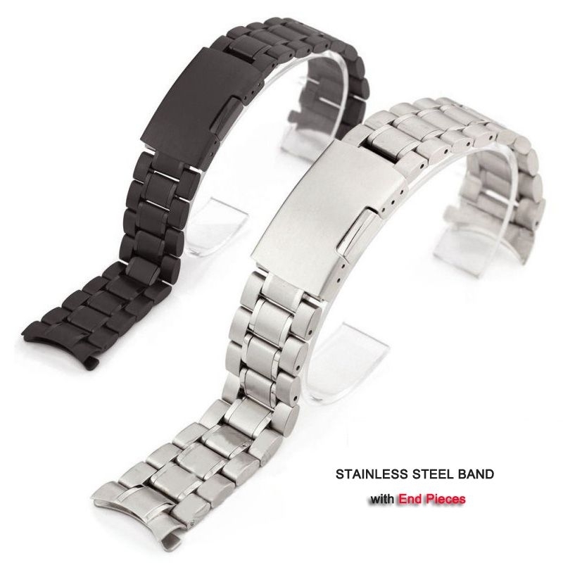 Bracelet Rantai Jam Tangan Metal Steinless Steel Anti Karat Tali Rantai Jam Tangan Universal