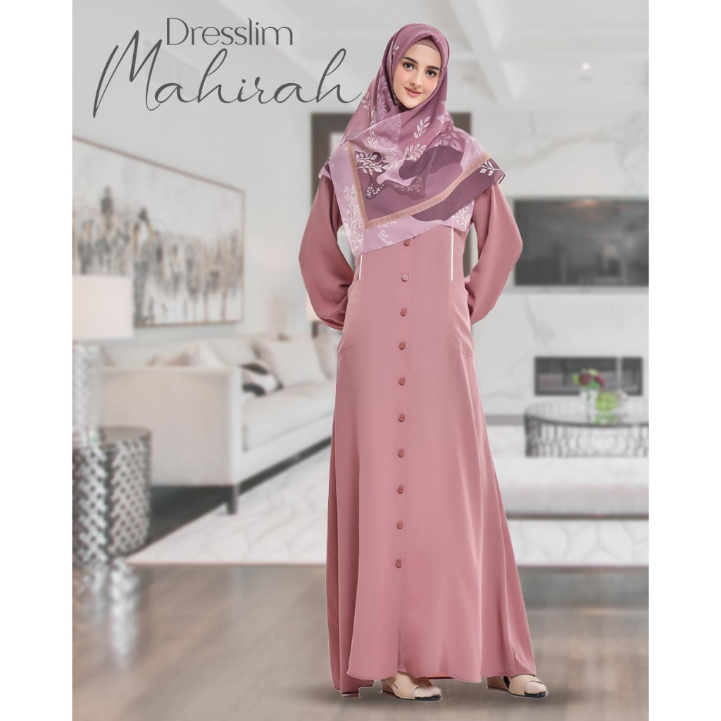 DRESSLIM MAHIRAH/BAJU GAMIS POLOS/GAMIS/BAJU RABBANI/GAMIS DEWASA/DRESSLIM RABBANI/RABBANI