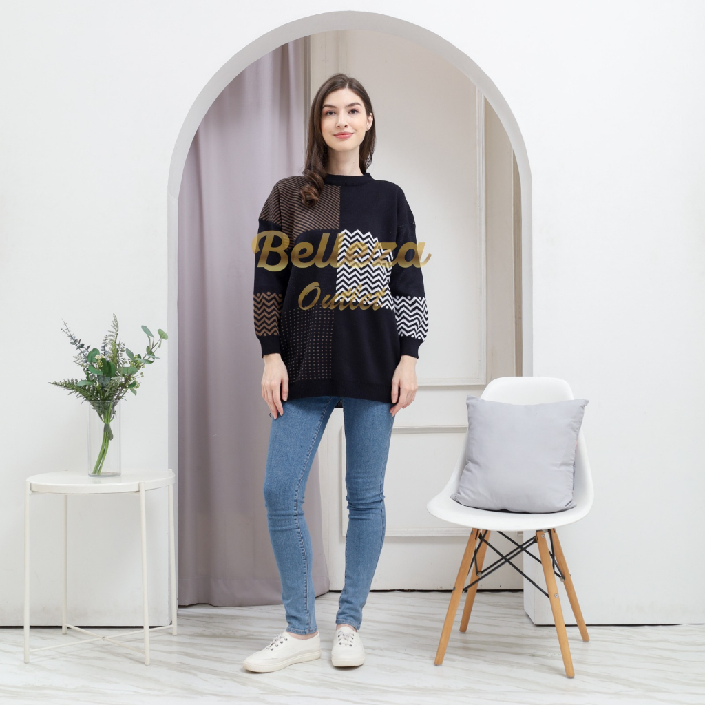 Belleza Outlet Sweater Slavina knit Bigsize Premium