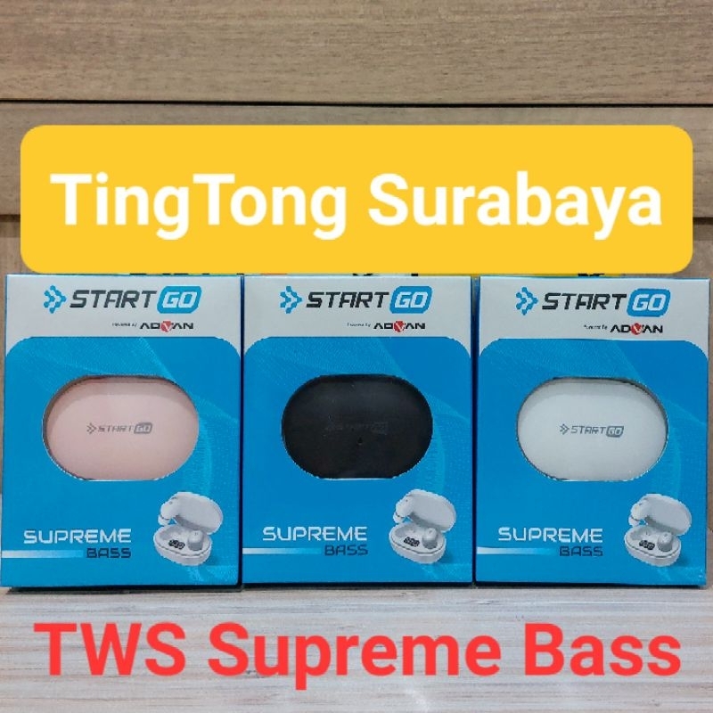 Advan Start Go Supreme Bass Tws Wireless Earphone