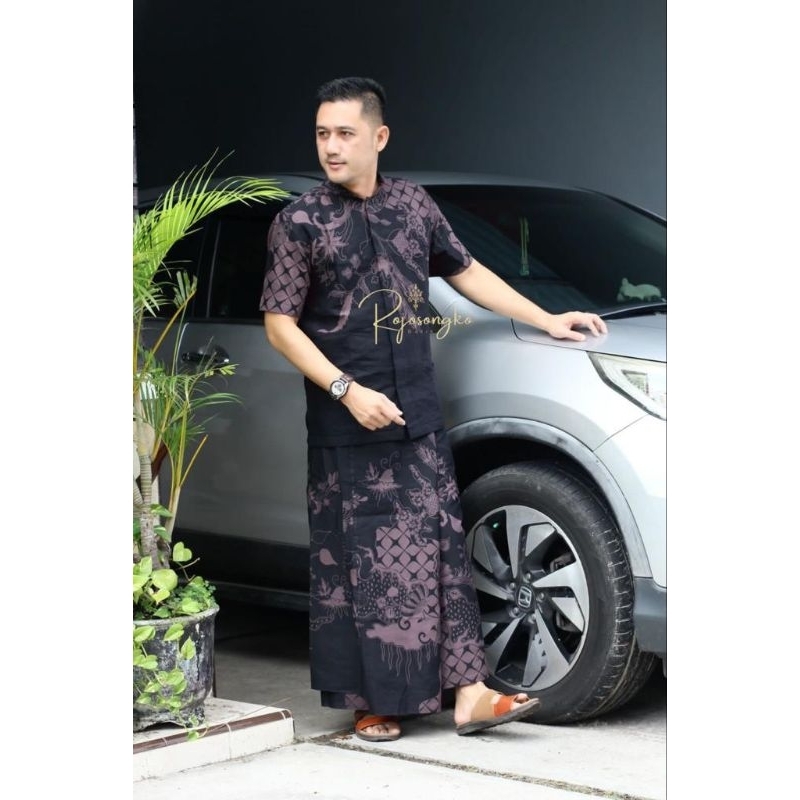 BATIK  SET SARUNG  PANJANG PENDEK BAHAN  KATUN FULL FURING