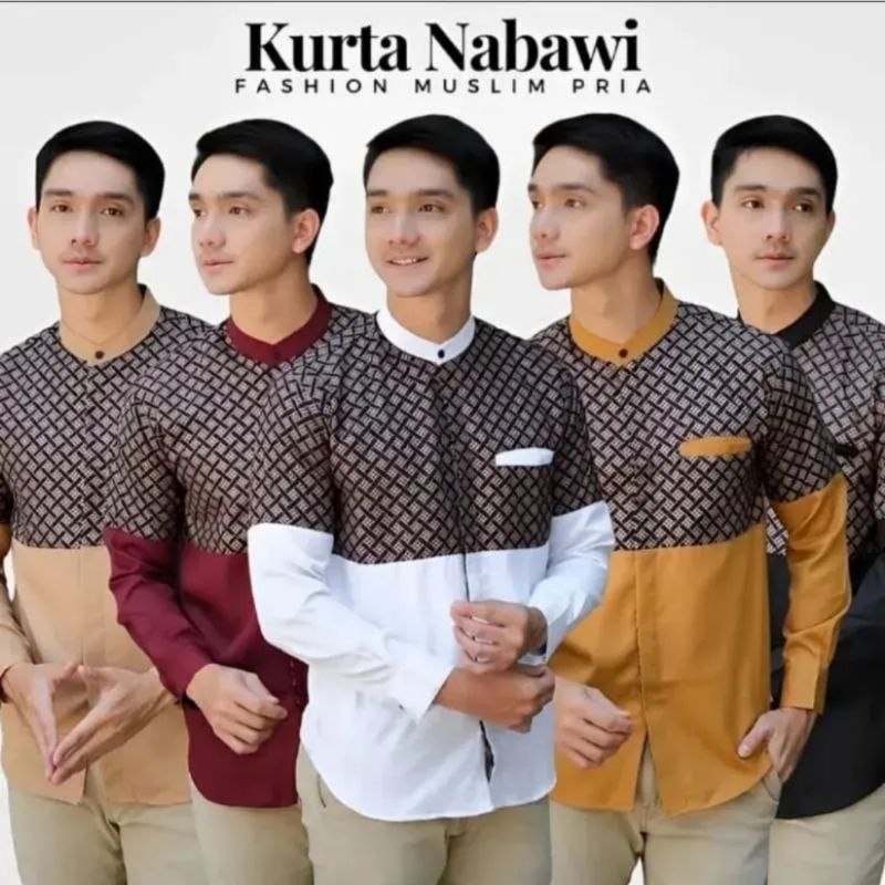 Kemeja Batik kertabumi lengan pendek / Kemeja Batik Sopal Prada Nusantara / Baju Batik Pria