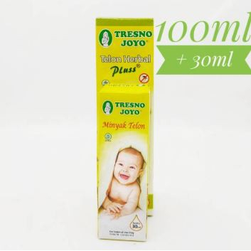 MINYAK TELON BAYI TRESNO JOYO  CITRONELA HERBAL PLUS (100ml Free 30ml) / Minyak Telon 100 ml bonus 30 ml Telon Plus Anti Nyamuk