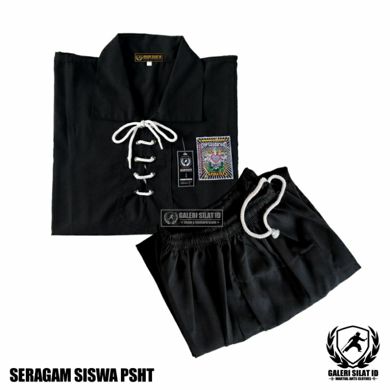 Baju Seragam PSHT Model Tali - Sakral Siswa Baru - Sragam Latihan Pencak Silat Setia Hati Terate Len