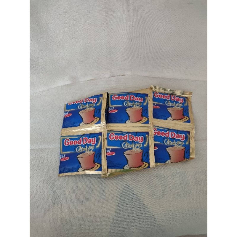 

Good Day Carebian Nut 10 sachet x 20 gr , Goodday BIRU TUA expired 03/2025