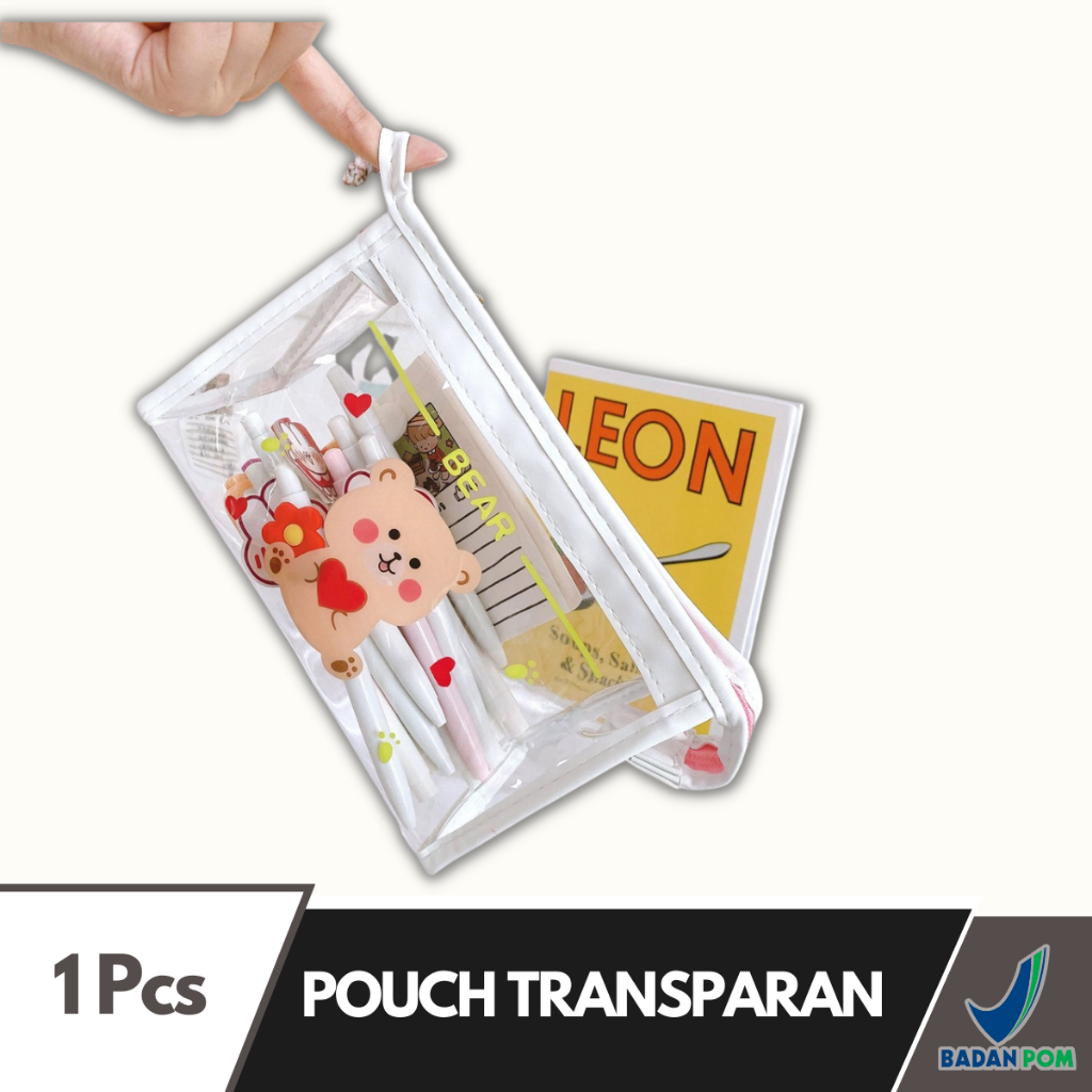 Dompet Pouch Mika Serbaguna Buat Make Up Kosmetik Skincare Tempat Alat Tulis Traveling Pouch AS07