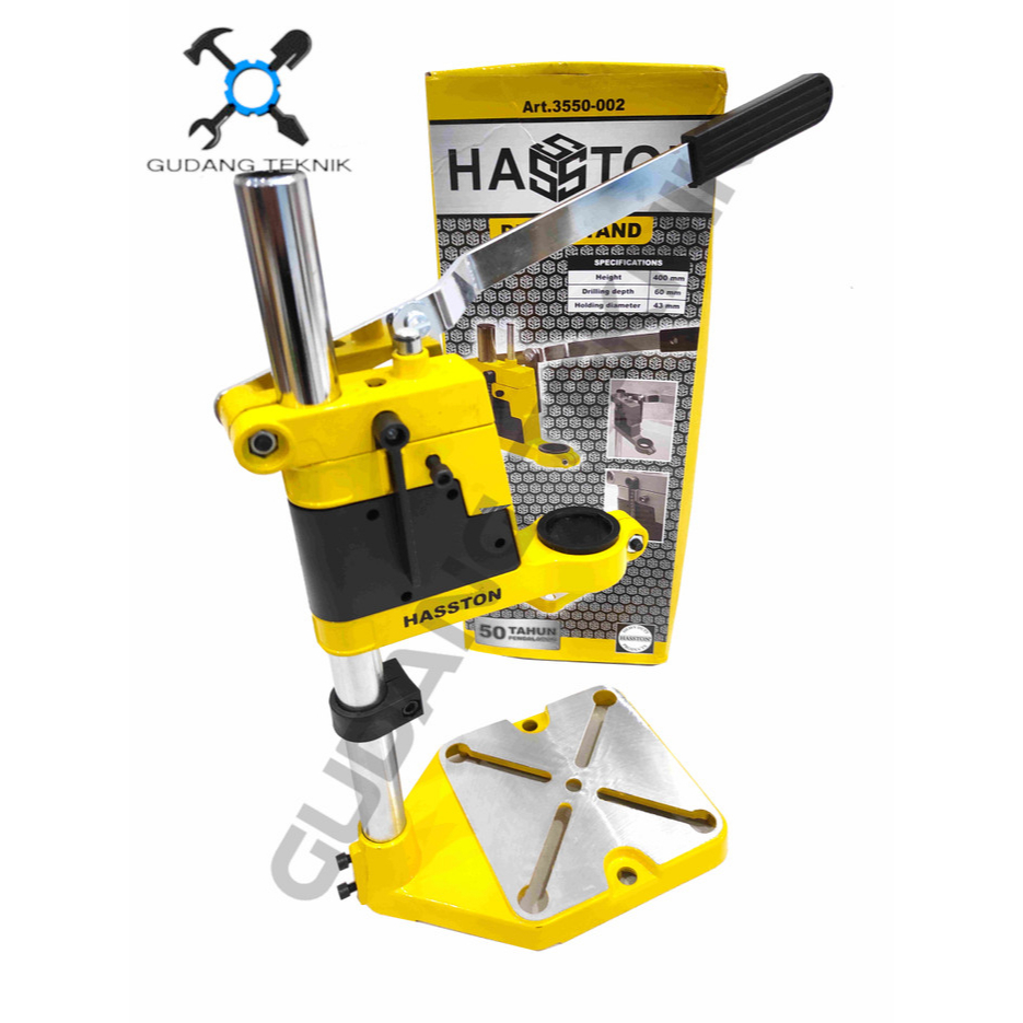 Stand Drill Mesin Bor Tangan Listrik 3550-002 HASSTON PROHEX / Dudukan Pegangan Bor Tangan 3550 002 HASSTON