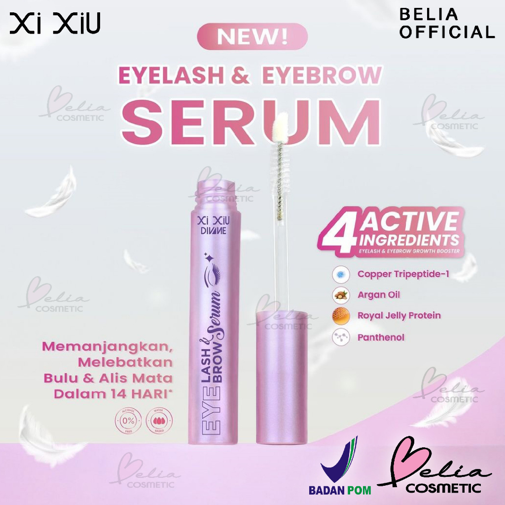 ❤ BELIA ❤ XI XIU Divine Eyelash &amp; Eyebrow Serum | Perawatan Bulu Mata | Perawatan Alis | BPOM
