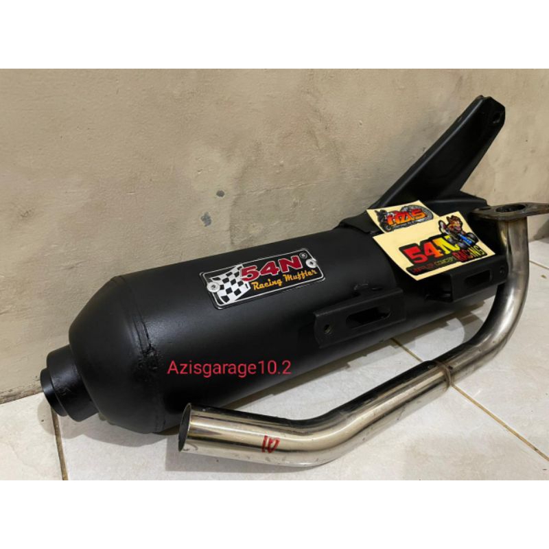 Knalpot bobokan copy CMS 54n tabung vario PNP beat Scoopy Vario 110.