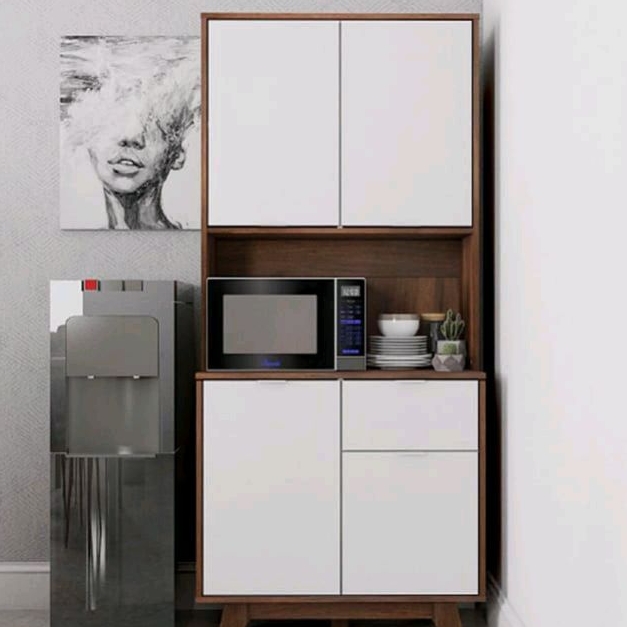 LEMARI SAYUR 2 PINTU LEMARI MAKANAN MODERN LEMARI MAKANAN LOTUS KC 80