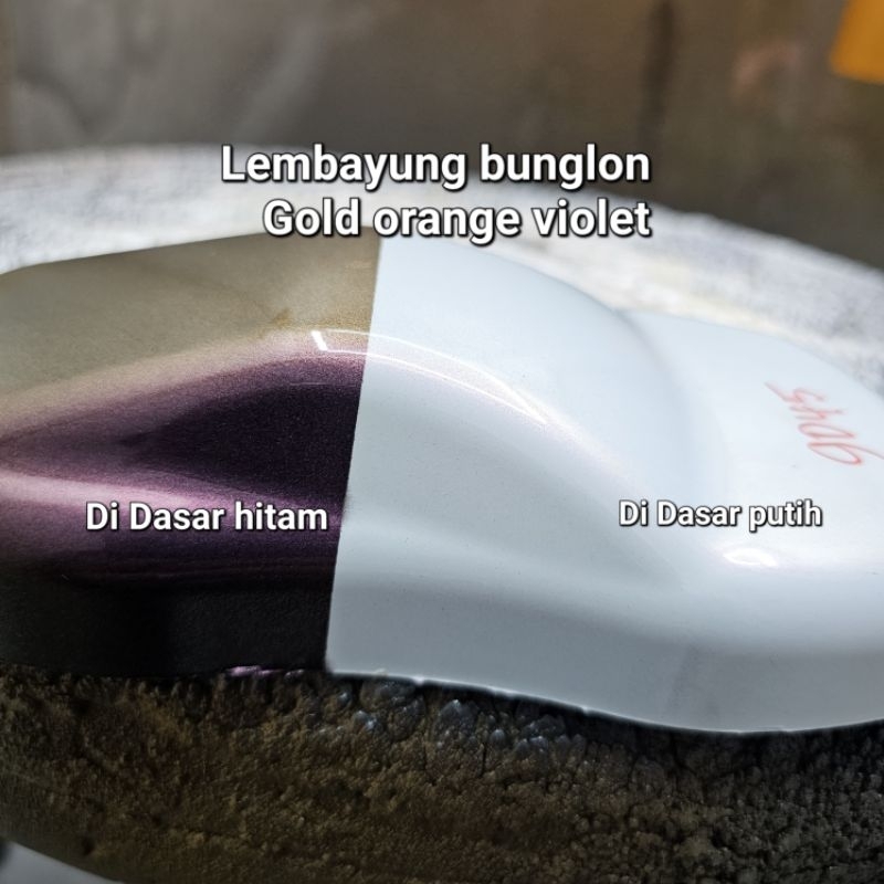 CAT LEMBAYUNG PU BUNGLON PUTIH /CAT MUTIARA BLUE VIOLET GOLD GREEN RED ( 200ML 100ML 50ML )