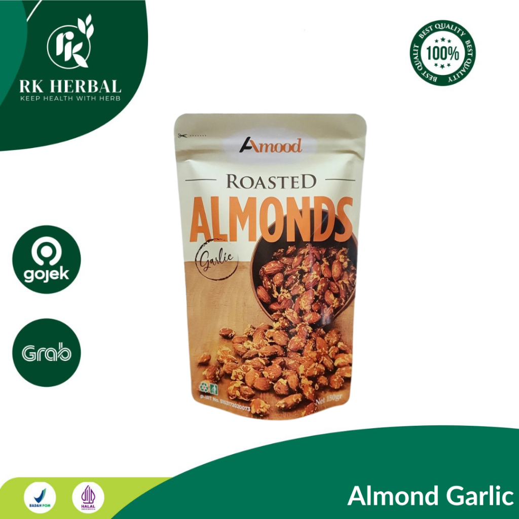 

Almond Roasted Amood - Kacang Almond panggang - 50 Gr