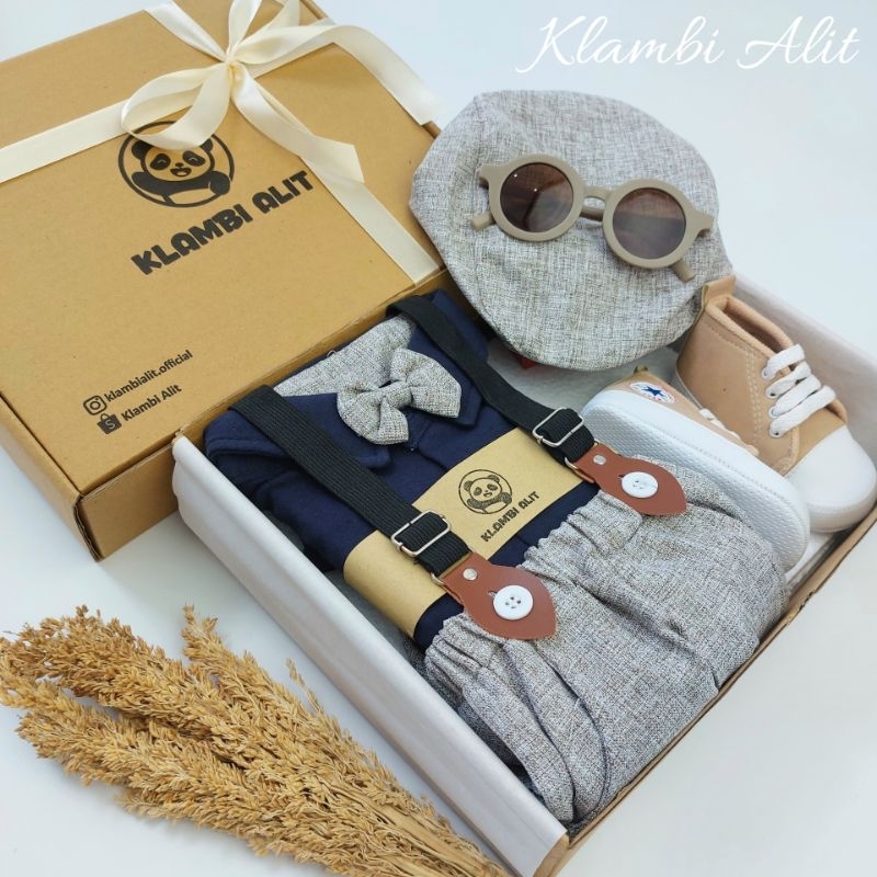 Klambi Alit Hampers Bayi / Kado Lahiran / Baby Hampers / Kado Bayi/ Kado Bayi Laki-Laki / Baju Bayi / Kado Newborn / Hampers Newborn