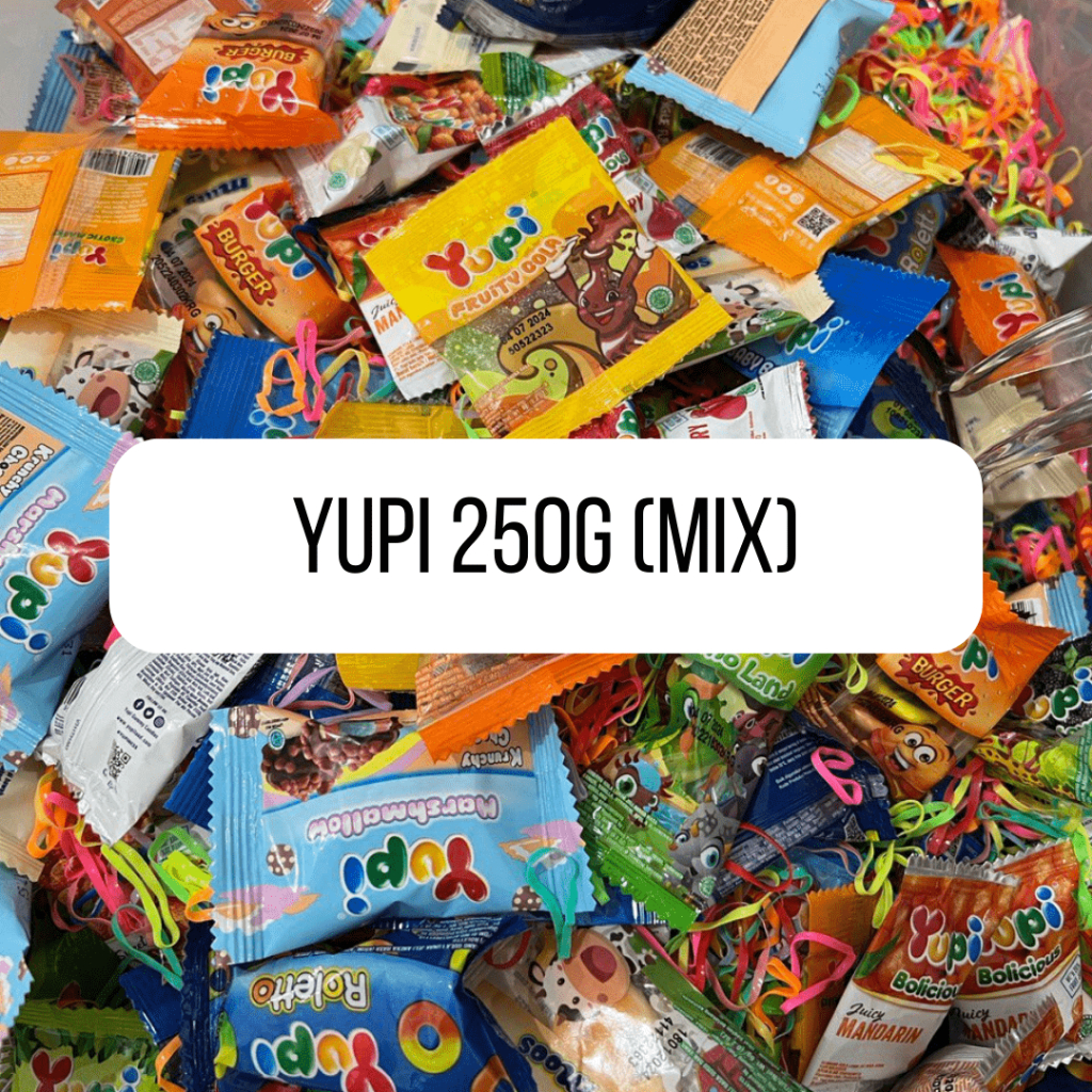 Yupi Kiloan 250g MIX CAMPUR