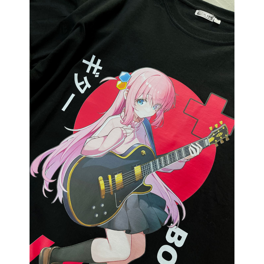 Tshirt Bocchi Guitar Kessoku Band Anime Manga Bocchi the Rock! Hitori Gotoh