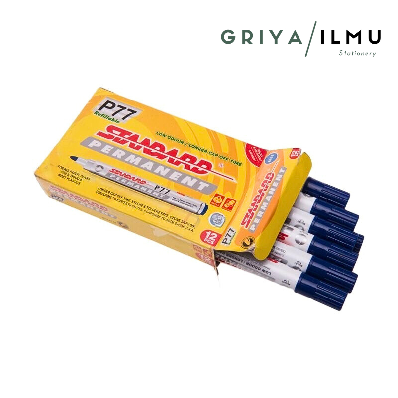 

Spidol Permanen/Permanent Marker STANDARD P-77 Hitam (025052)