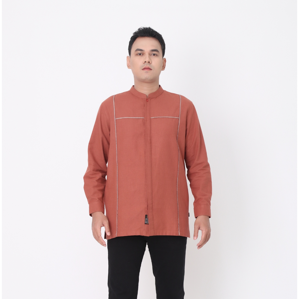 Baju Koko Bang Haji Rhoma Irama KBH02 Merah Bata