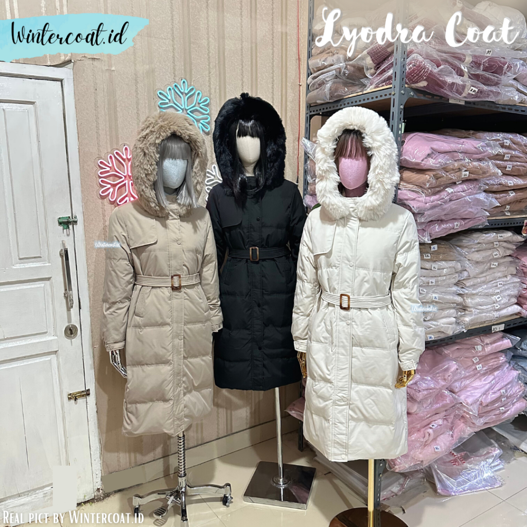 Long winter coat lyodra padding down jaket wanita musim dingin unisex hangat import padded jacket woman gunung panjang