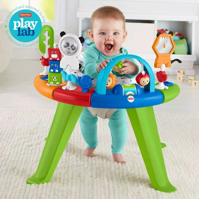 FISHER PRICE (FWY39) OPP SS ENTERTAINER 10 IN 1 / Fisher Price 3 in 1 Spin &amp; Sort Activity Center - mainan edukasi anak MAINAN KURSI / activity board / BELAJAR JALAN / MAINAN MOTORIK / MAINAN ACTIVITY