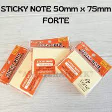 

Sticky Note 656PY ukuran 50mm x 75mm