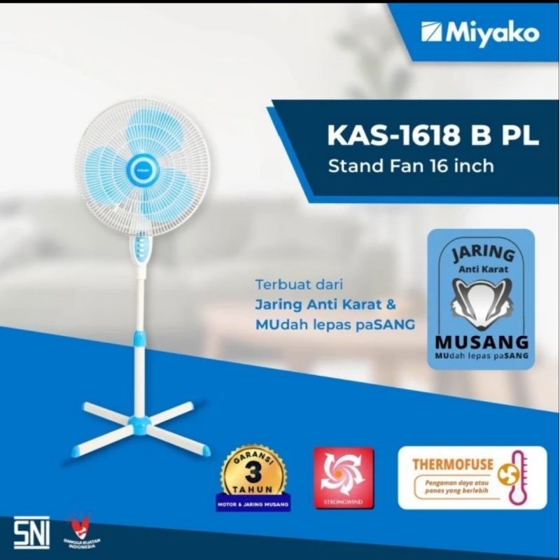 Kipas Angin Miyako KAS- 1618B