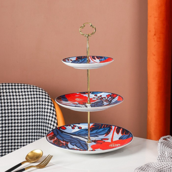 

Ceramic String 6120 Plate YHOME - Unik Layer Dessert Christmas XMT Gift Diskon 3 A-6810