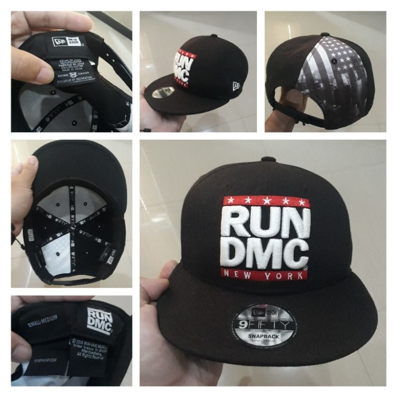 Topi new era RUN DMC setelan