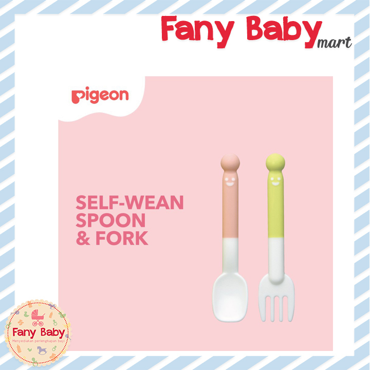 PIGEON SELF WEANING SPOON &amp; FORK