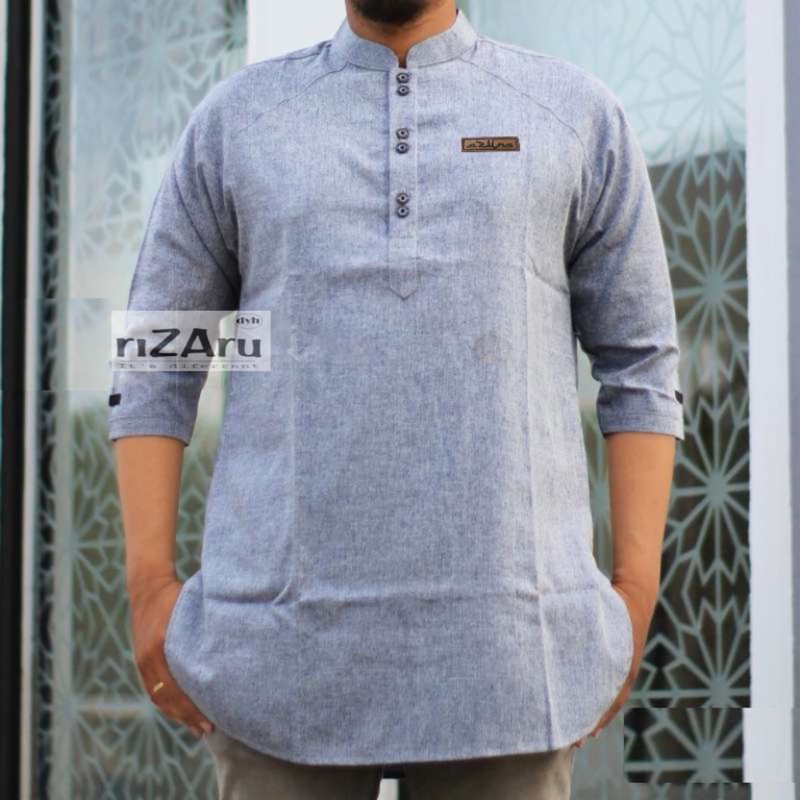 Koko Kurta Tangan 3/4 bahan madinah by riZAru