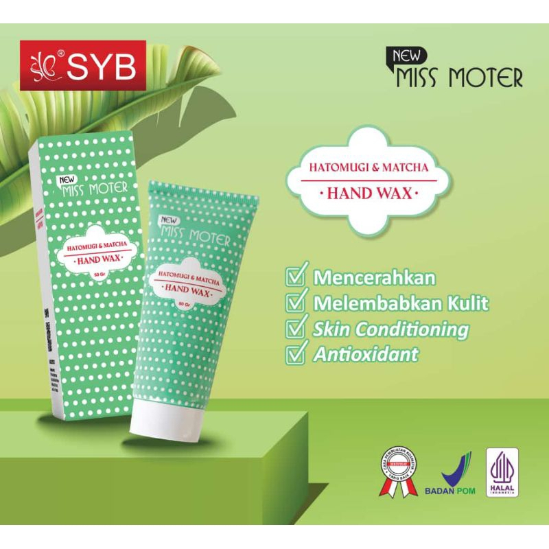 MFI - SYB Miss Moter Hatomugi &amp; Matcha  Hand Wax | Ready Stock